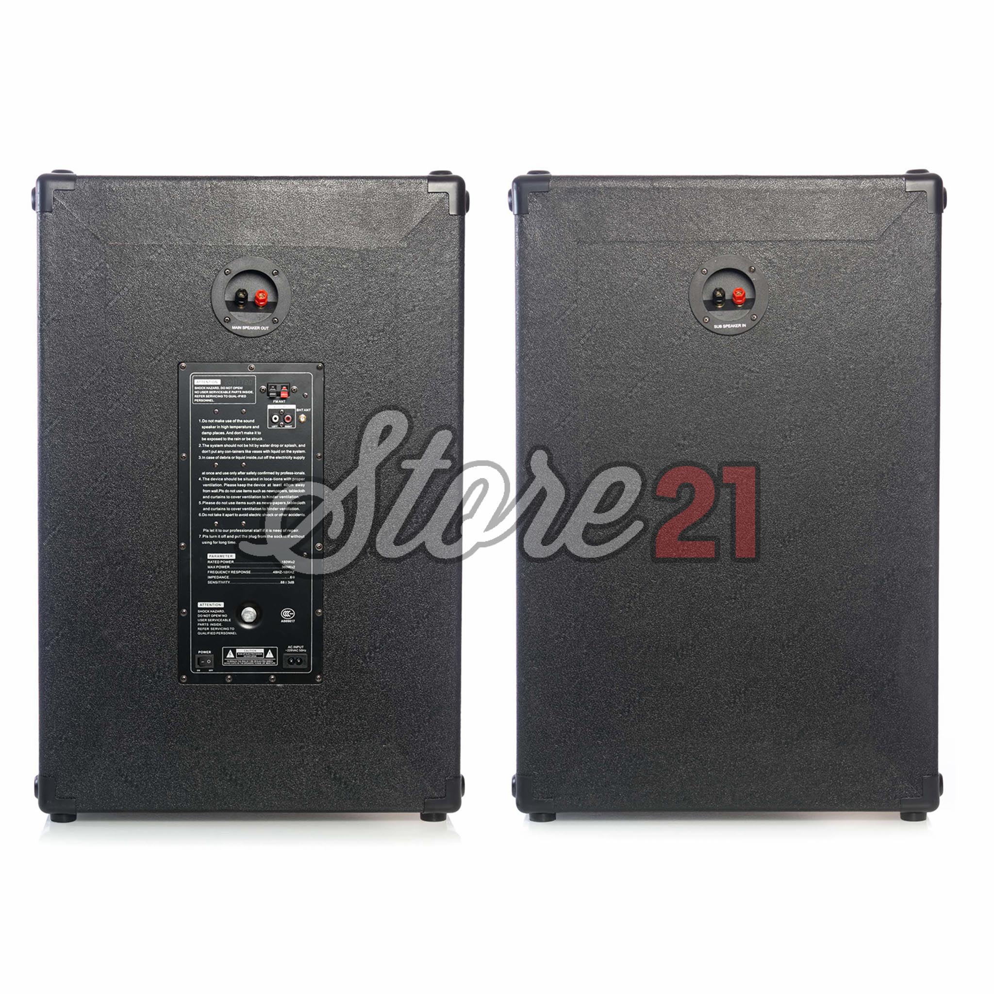 Set Boxe Active Profesionale 720W  Vlliodor DS-2035,15 INCH, , USB, Radio, Bluetooth+Cadou